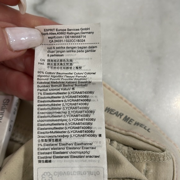 Esprit Light Cargo Pants NWT - Picture 5 of 14